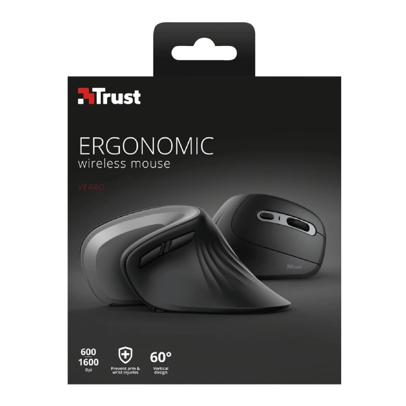 Купити Мишка Trust Verro Ergonomic Wireless Black (23507) - фото 10