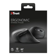 Купити Мишка Trust Verro Ergonomic Wireless Black (23507) - фото 10