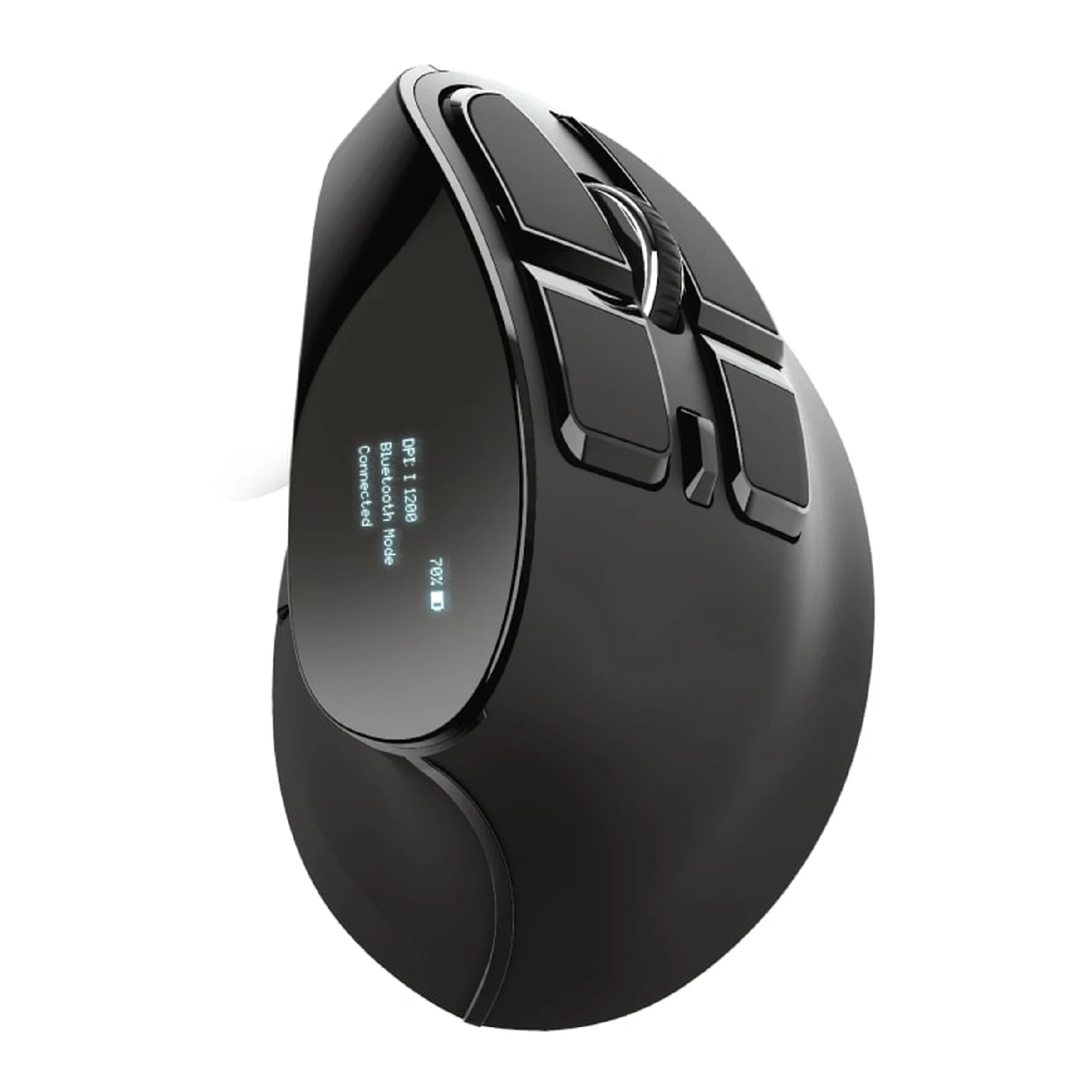 Купити Мишка Trust Voxx Rechargeable Ergonomic Wireless/Bluetooth Black (23731) - фото 1