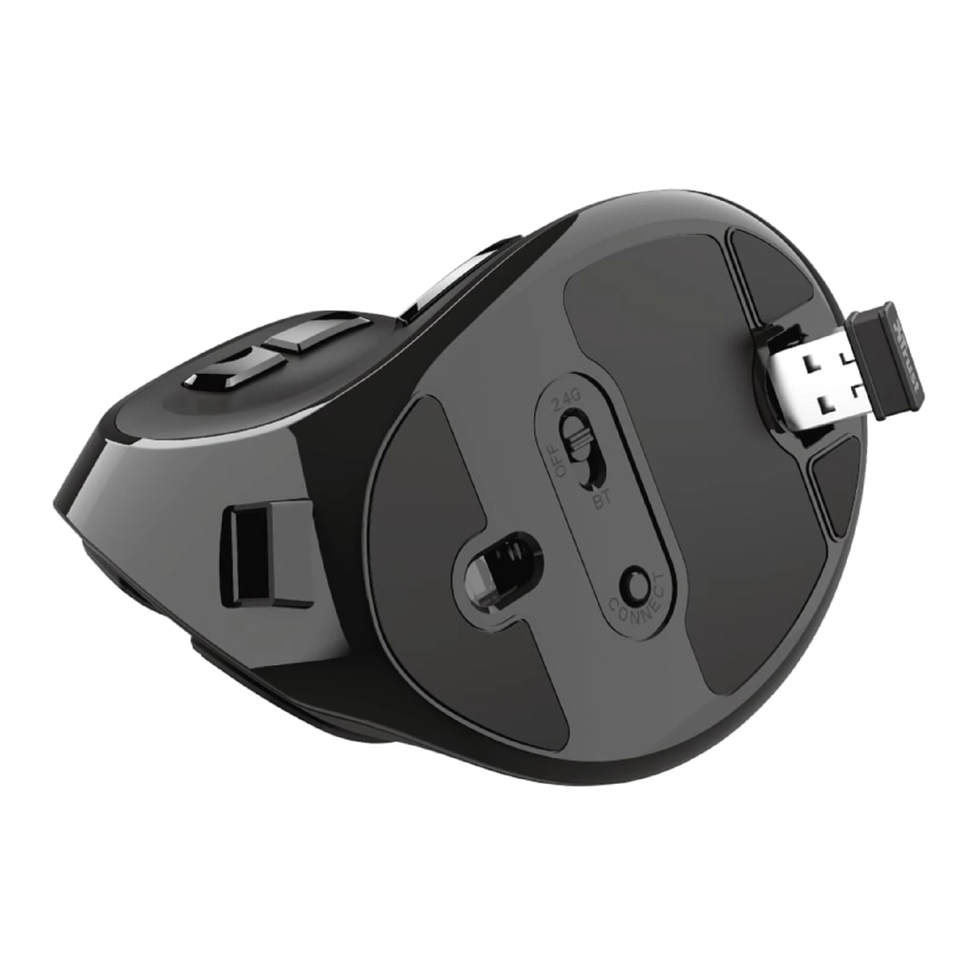 Купити Мишка Trust Voxx Rechargeable Ergonomic Wireless/Bluetooth Black (23731) - фото 9