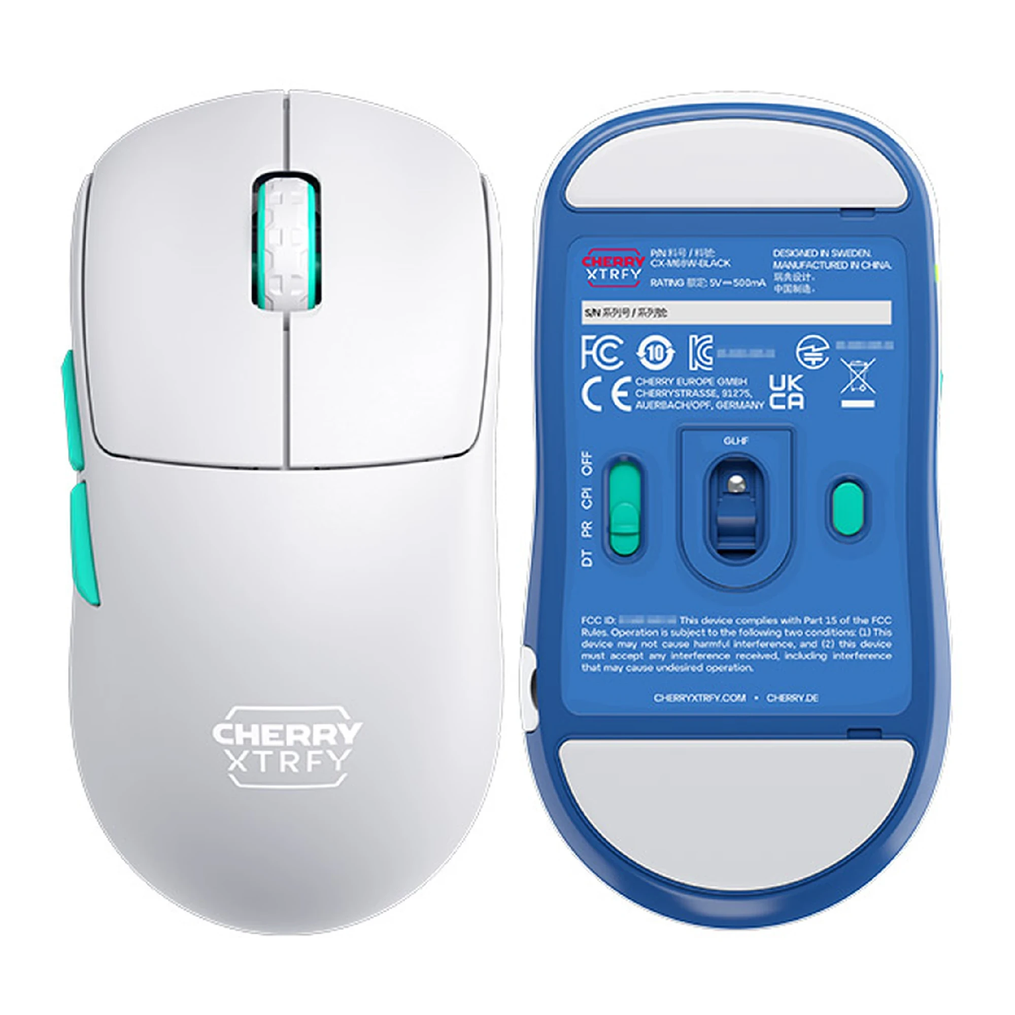 Купити Мишка Xtrfy M68 Wireless White (CX-M68W-WHITE) - фото 2