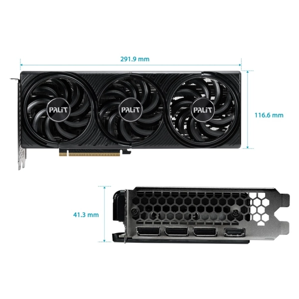 Купити Відеокарта PALIT Nvidia GeForce RTX 5070 Infinity 3 12GB GDDR7 (NE75070019K9-GB2050S) - фото 8