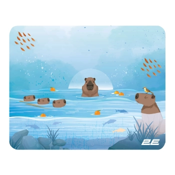 Купить Игровая поверхность 2E Capybarra S Blue (2E-PAD-S-CAPY-BLUE) - фото 1