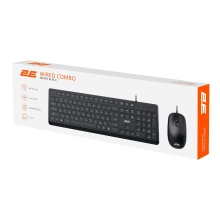 Купити Комплект клавіатура та мишка 2E MK405 USB-A EN/UKR/RU Black (2E-MK405UBK) - фото 2