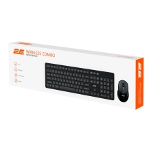 Купити Комплект клавіатура та мишка 2E MK420 Wireless UA Black (2E-MK420WB_UA) - фото 11