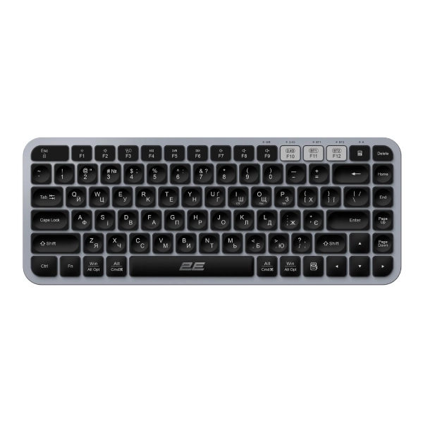 Купить Комплект клавиатура и мышка 2E MK430 Wireless/Bluetooth UA Black/Grey (2E-MK430WBGR_UA) - фото 2
