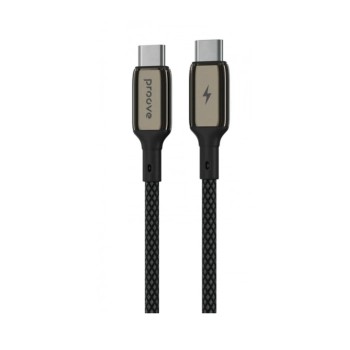 Купити Кабель Proove Dense Metal USB-C - USB-C 60W 1m Black (CCDM60002201)_ - фото 1