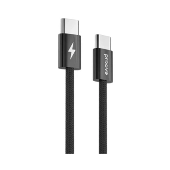 Купити Кабель Proove Energy Stream USB-C - USB-C 60W 1m Black (CCES60002201)_ - фото 1
