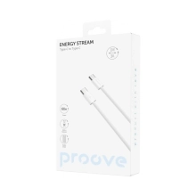 Купити Кабель Proove Energy Stream USB-C - USB-C 60W 1m White (CCES60002202)_ - фото 2