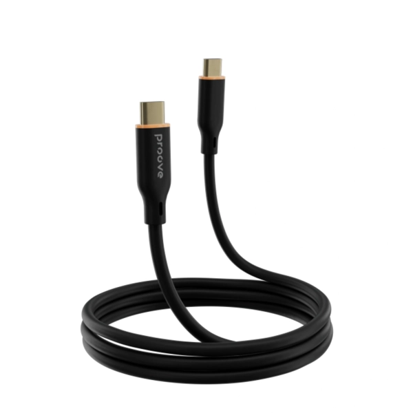 Купить Кабель Proove Jelly Silicone USB-C - USB-C 60W 1m Black (CCJS60002201)_ - фото 2