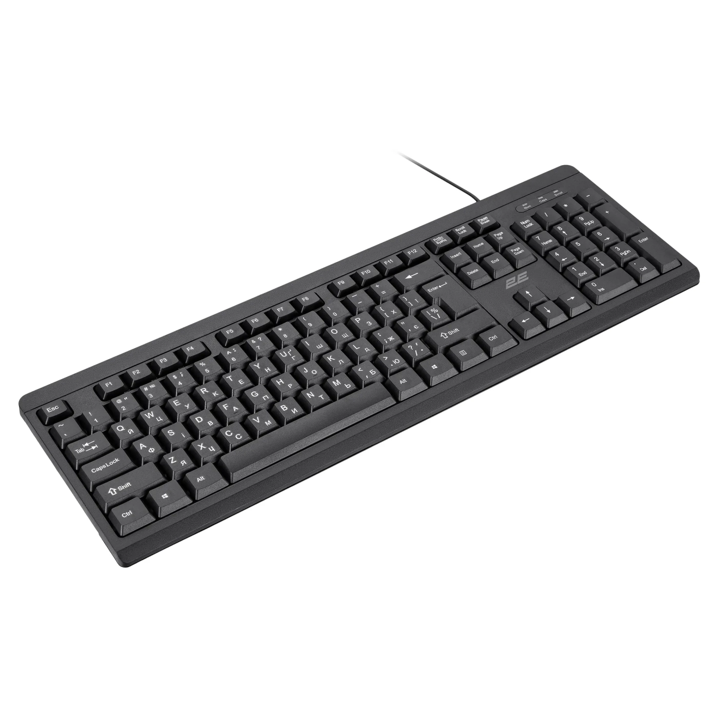 Купить Клавиатура 2E KS108 USB EN/UKR Black (2E-KS108UB_UA) - фото 2