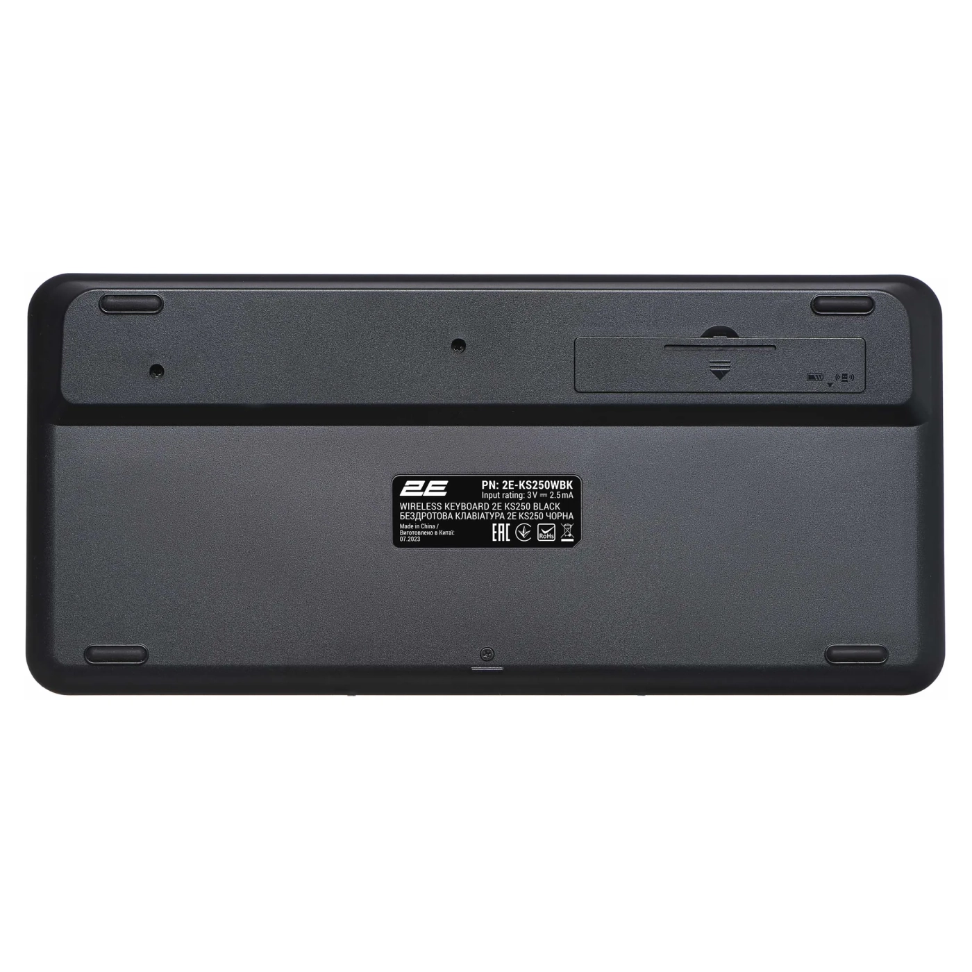 Купити Клавіатура 2E KS250 Wireless USB/Bluetooth UA Black (2E-KS250WBK_UA) - фото 6