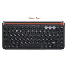 Купити Клавіатура 2E KS250 Wireless USB/Bluetooth UA Black (2E-KS250WBK_UA) - фото 8