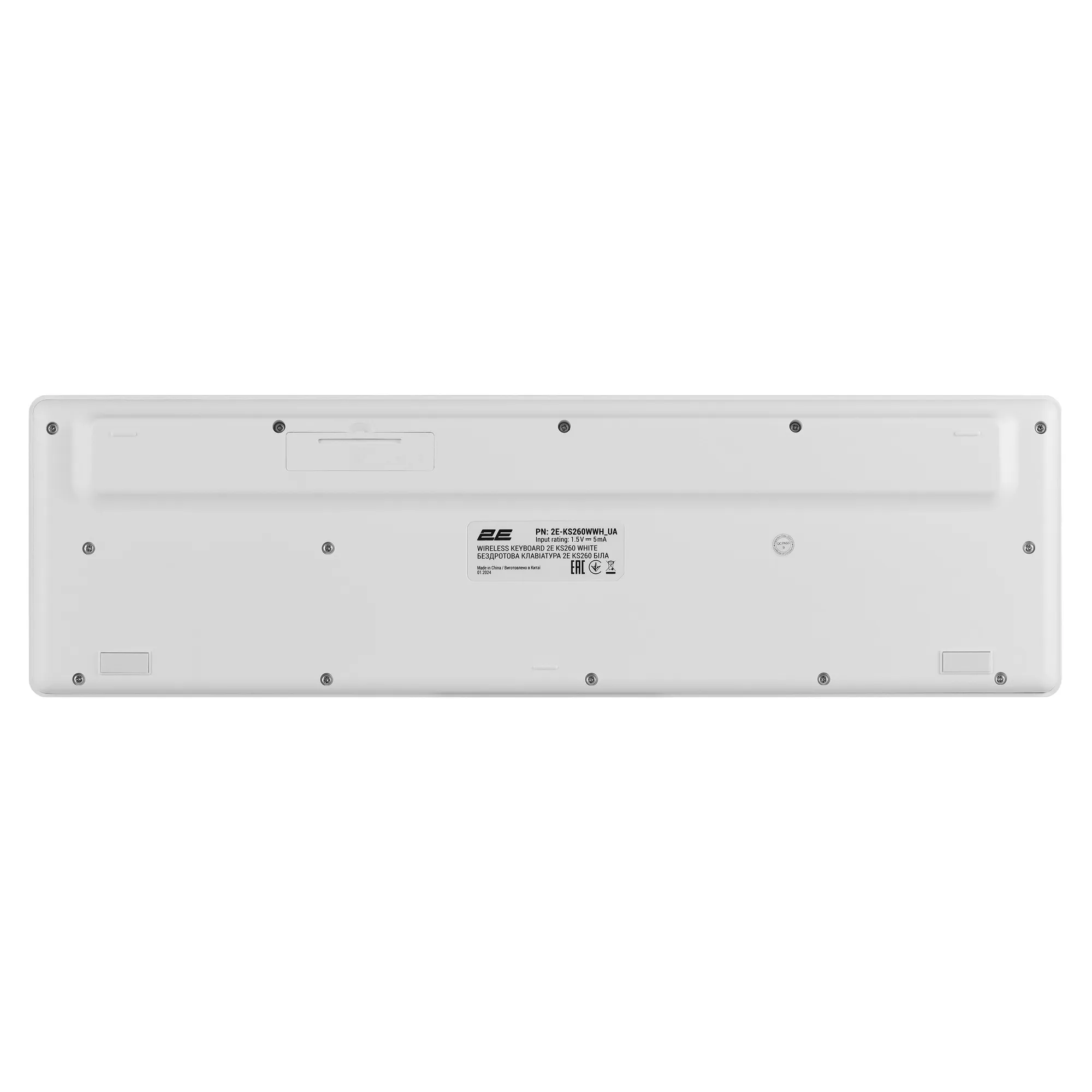 Купити Клавіатура 2E KS260 WL EN/UKR White (2E-KS260WWH_UA) - фото 6
