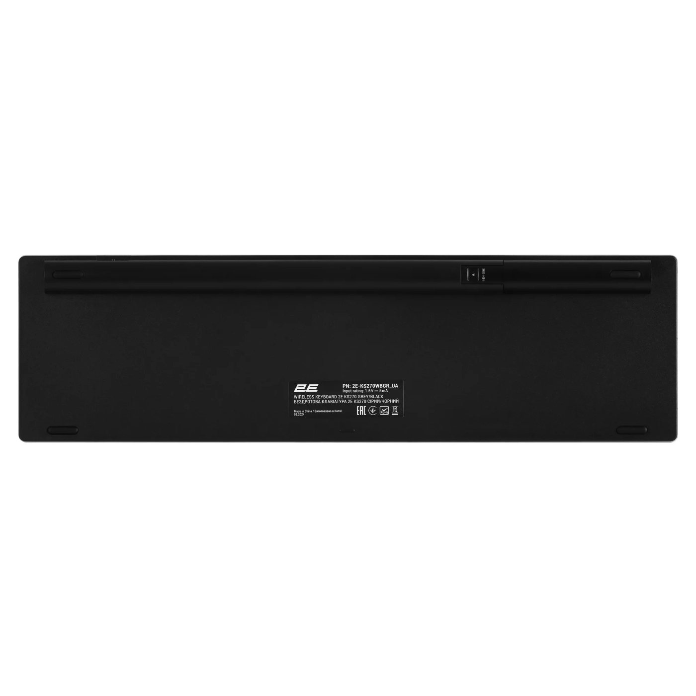 Купити Клавіатура 2E KS270 WL/BT EN/UKR Grey/Black (2E-KS270WBGR_UA) - фото 7