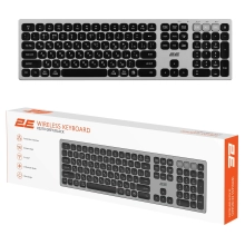 Купити Клавіатура 2E KS270 WL/BT EN/UKR Grey/Black (2E-KS270WBGR_UA) - фото 9