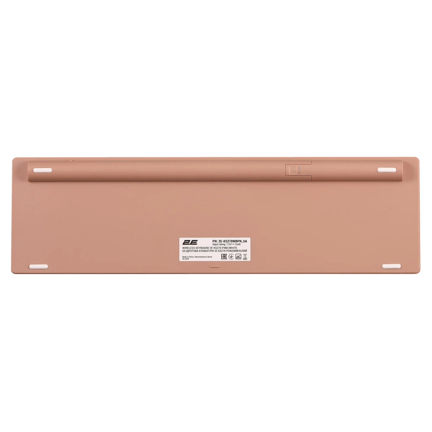Купить Клавиатура 2E KS270 WL/BT EN/UKR Pink/White (2E-KS270WBPN_UA) - фото 7