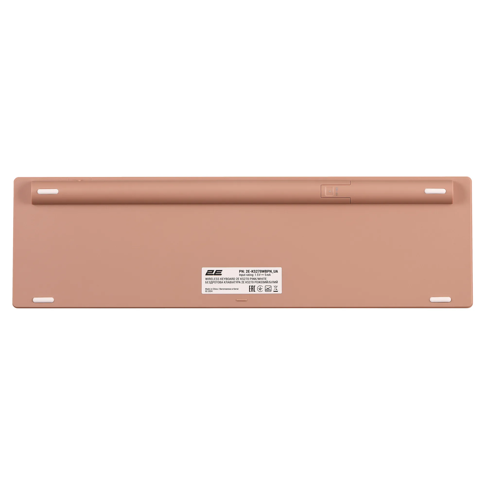 Купить Клавиатура 2E KS270 WL/BT EN/UKR Pink/White (2E-KS270WBPN_UA) - фото 7