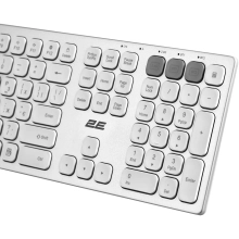 Купить Клавиатура 2E KS270 WL/BT EN/UKR Silver/White (2E-KS270WBWH_UA) - фото 3