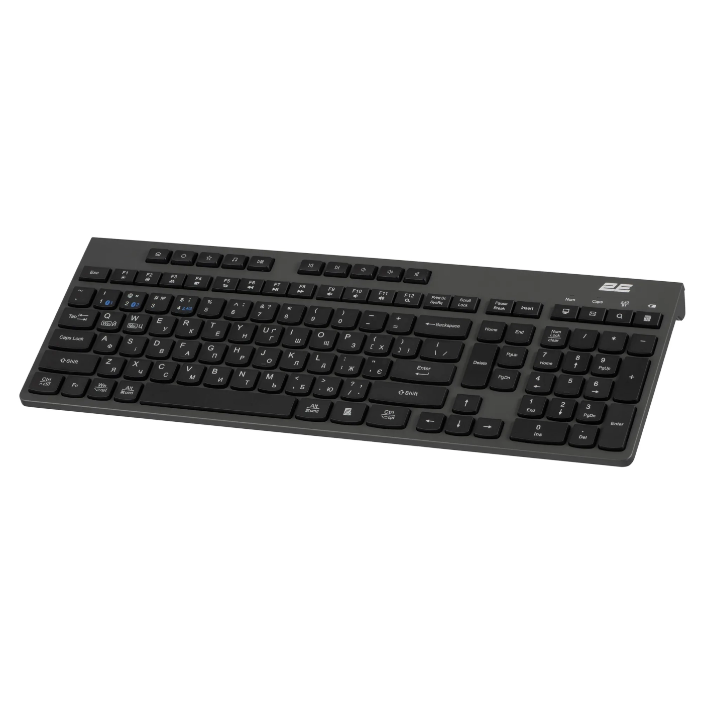 Купити Клавіатура 2E KS280 WL/BT Black/Gray (2E-KS280WBGR_UA) - фото 2