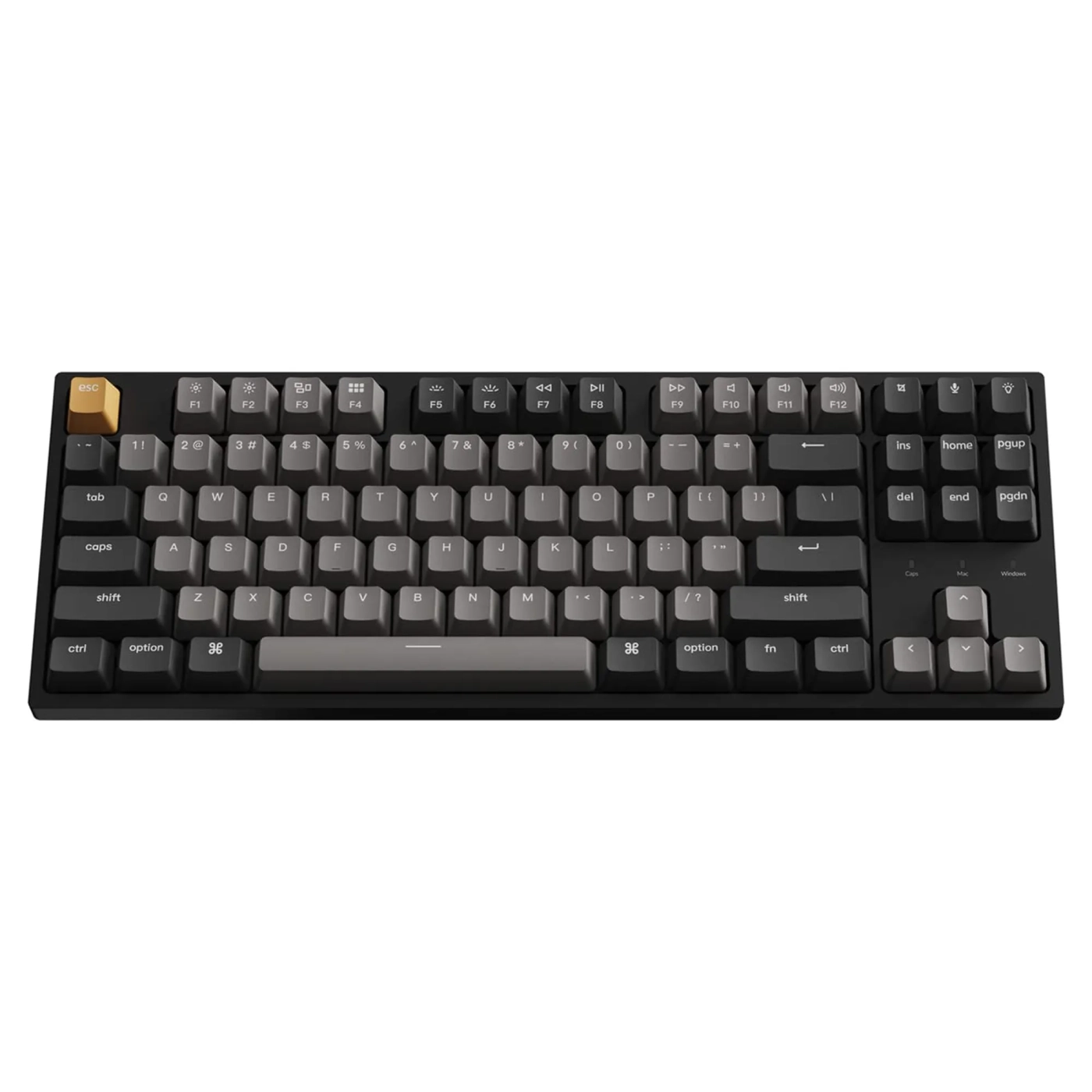Купити Клавіатура Keychron C1 Pro 87 Key Keychron K Pro Red Switch (C1PK1_KEYCHRON) Black - фото 2