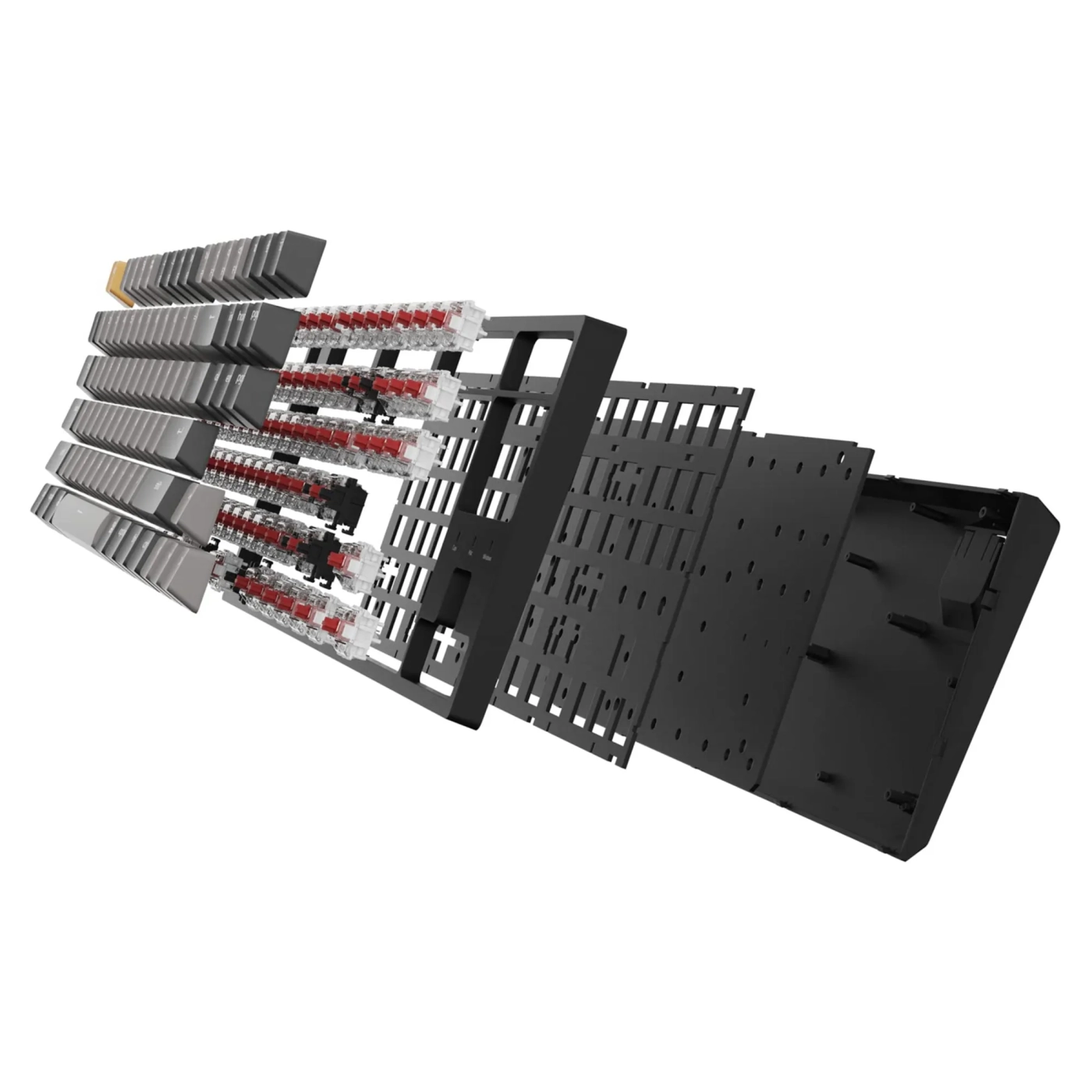 Купити Клавіатура Keychron C1 Pro 87 Key Keychron K Pro Red Switch (C1PK1_KEYCHRON) Black - фото 4