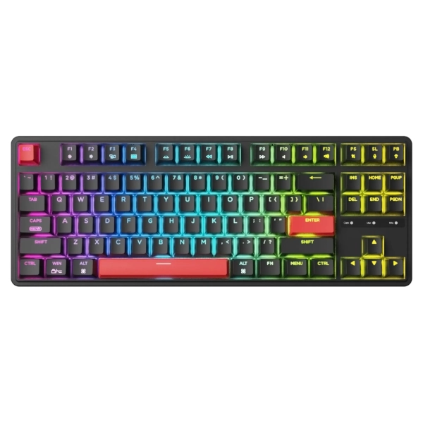 Купити Клавіатура Keychron C3 Pro 87 Key RGB Hot-Swap K Pro Red (C3PH1_KEYCHRON) Black - фото 2