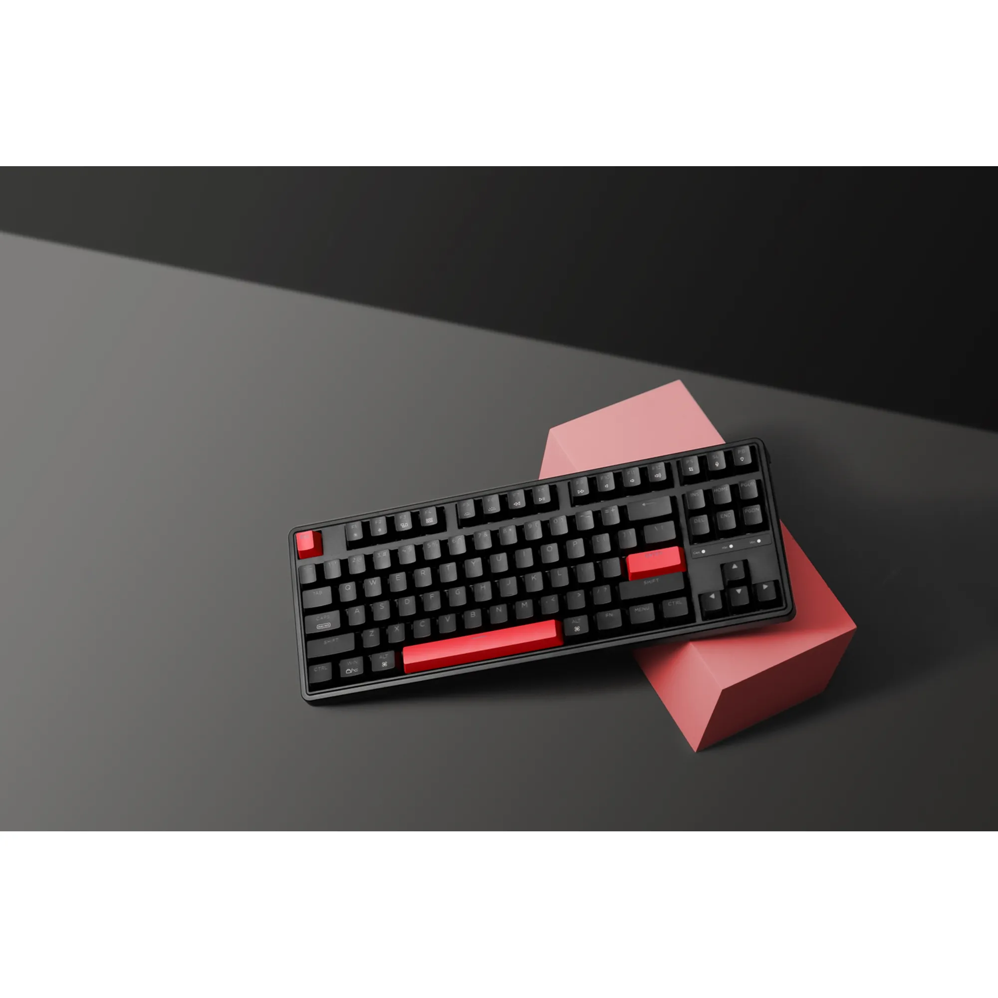 Купити Клавіатура Keychron C3 Pro 87 Key RGB Hot-Swap K Pro Red (C3PH1_KEYCHRON) Black - фото 4