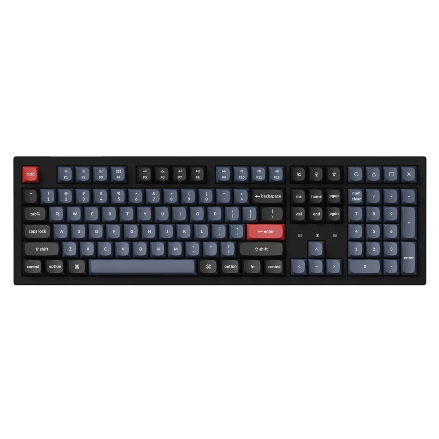 Купить Клавиатура Keychron K10 Pro 108 Key RGB Hot-Swap K Pro Brown (K10P-H3-UA) Black - фото 1