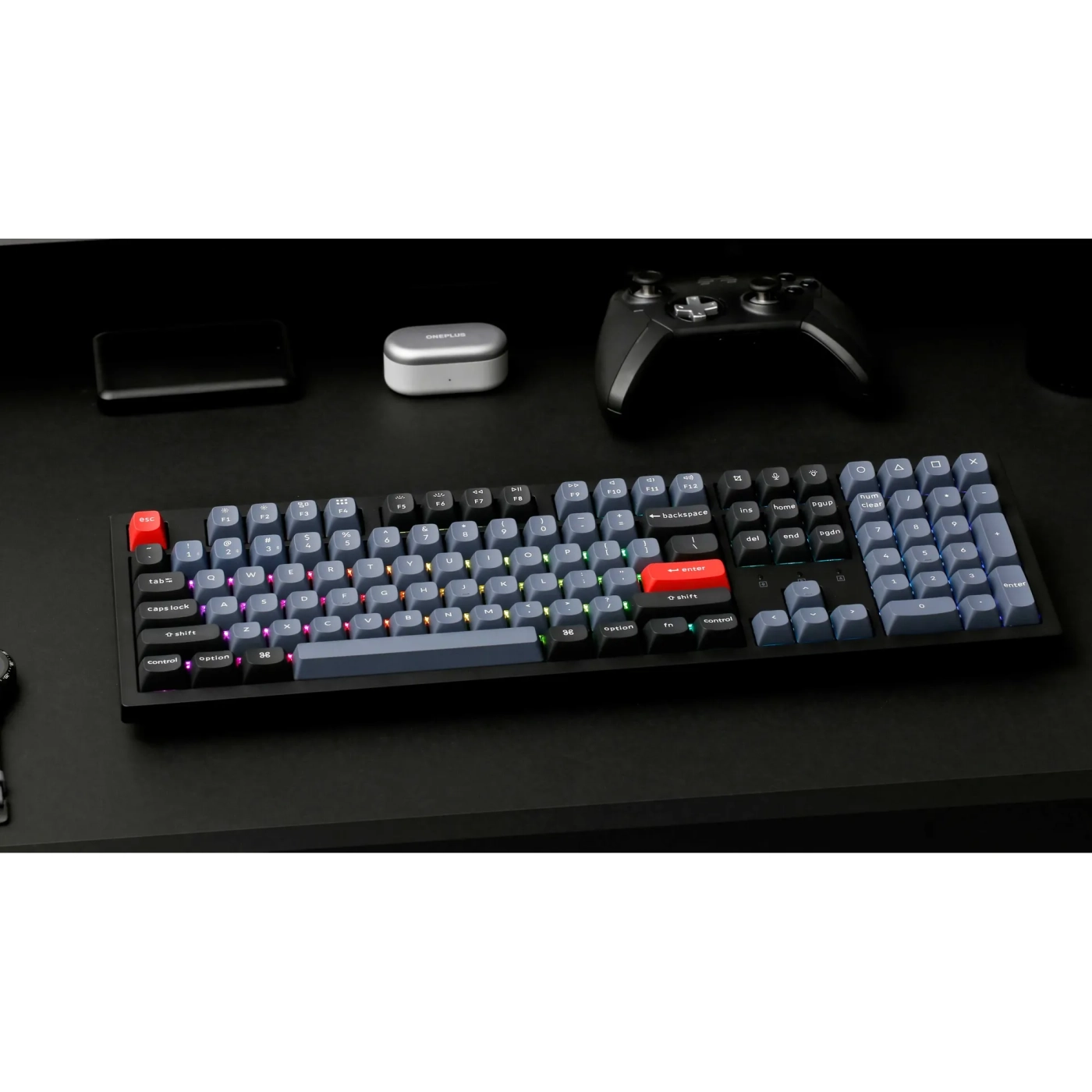 Купить Клавиатура Keychron K10 Pro 108 Key RGB Hot-Swap K Pro Brown (K10P-H3-UA) Black - фото 4