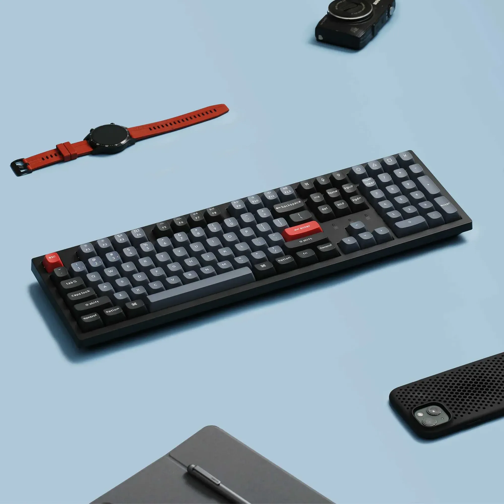 Купить Клавиатура Keychron K10 Pro 108 Key RGB Hot-Swap K Pro Red (K10P-H1-UA) Black - фото 3