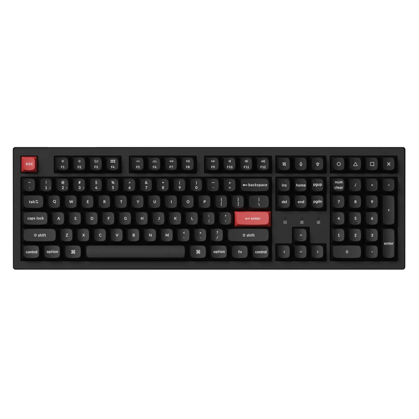 Купить Клавиатура Keychron K10 Pro 108 Key RGB K Pro Brown (K10P-B3-UA) Black - фото 1