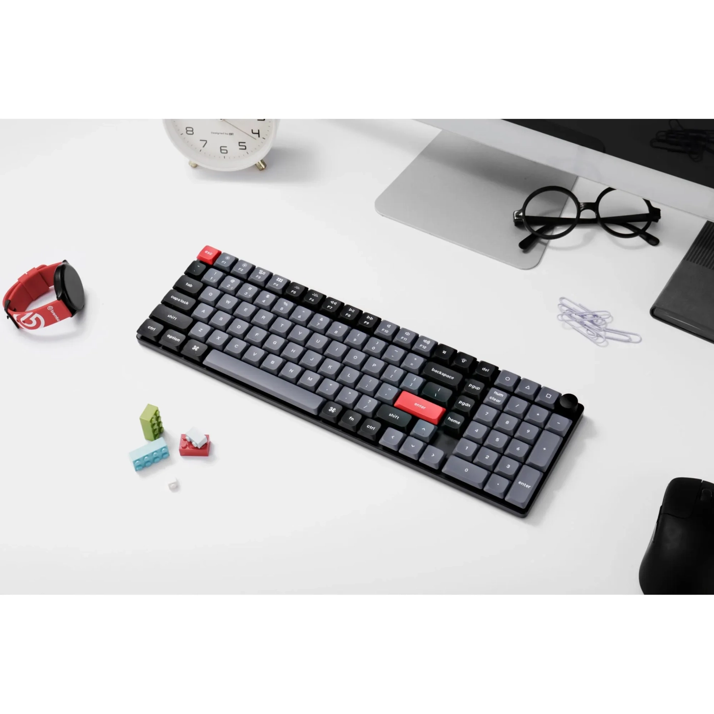 Купить Клавиатура Keychron K17 Pro 103 Key White Led Gateron MX 2.0 Brown (K17P-A3-UA) Black - фото 3
