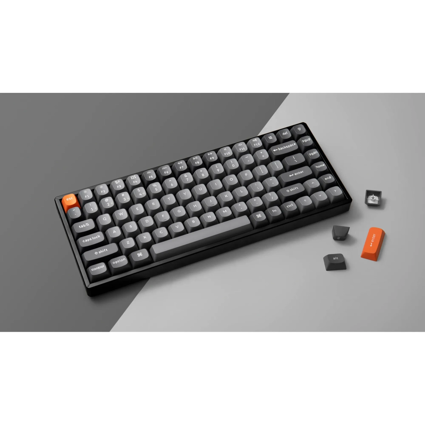 Купити Клавіатура Keychron K2 Max 84 Key RGB Hot-Swap Keychron Super Red (K2M-J1-UA) Black - фото 4