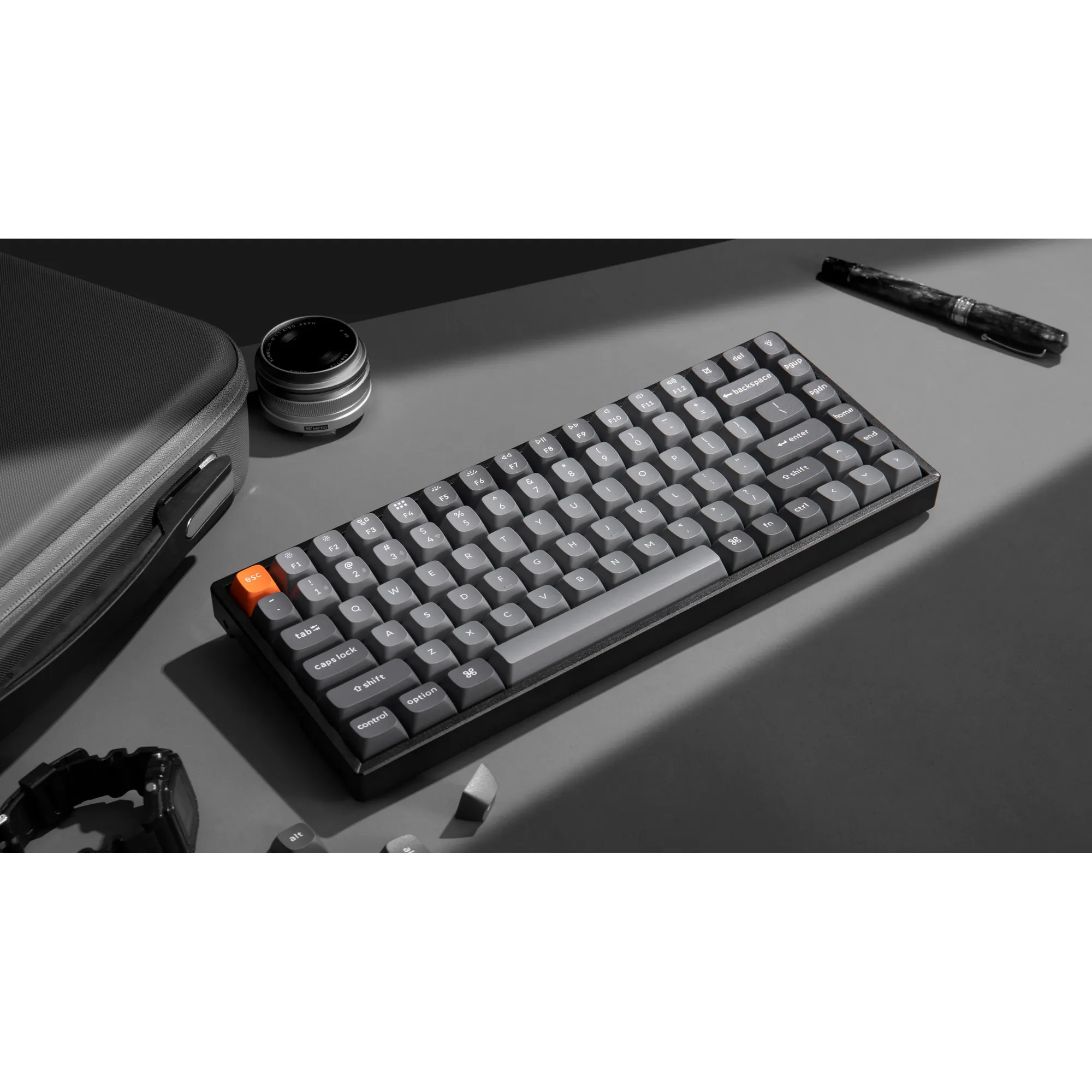 Купити Клавіатура Keychron K2 Max 84 Key RGB Keychron Super Brown (K2M-C3-UA) Black - фото 5