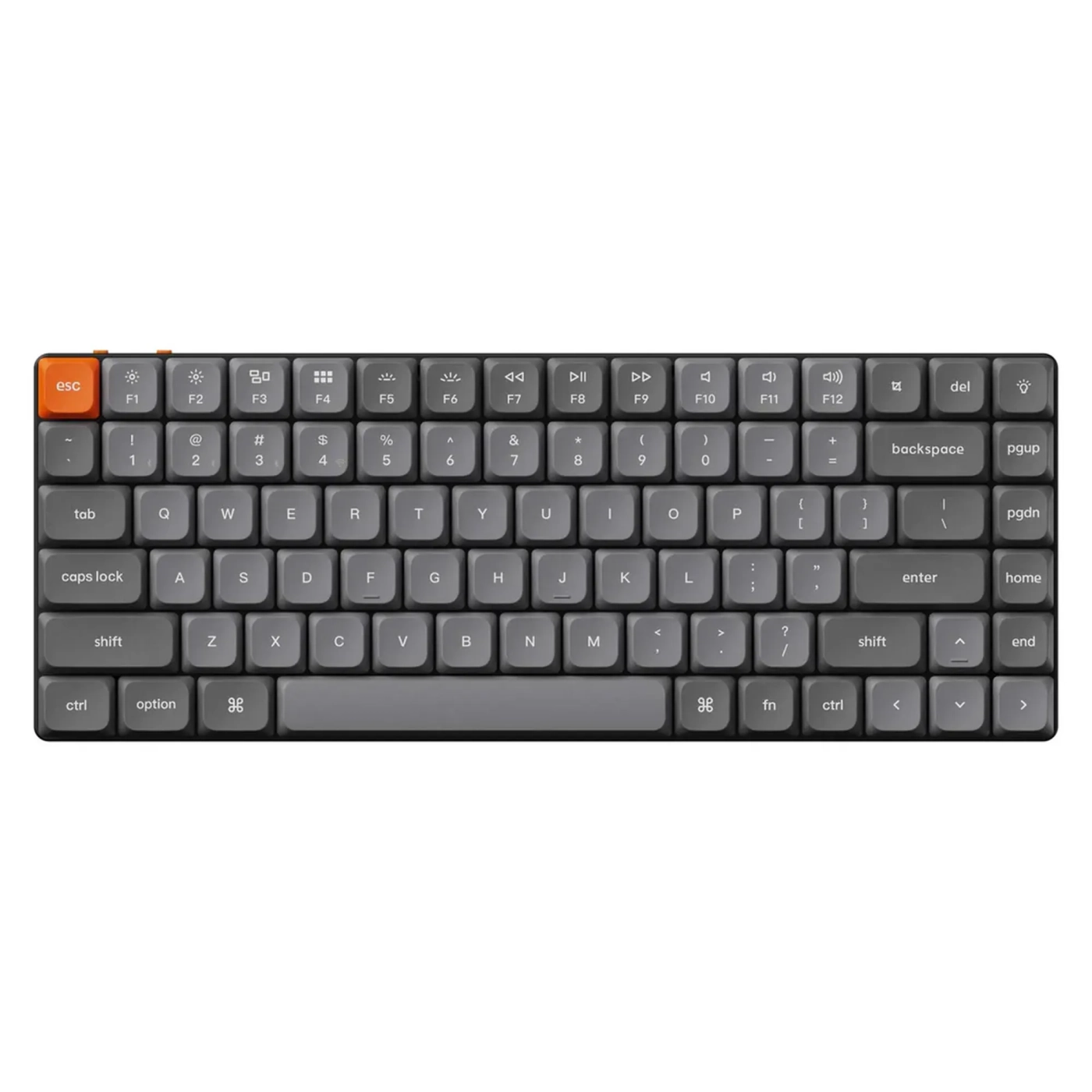Купить Клавиатура Keychron K3 Max 84 Key RGB Hot-swap Gateron MX 2.0 Red (K3M-H1-UA) Black - фото 1