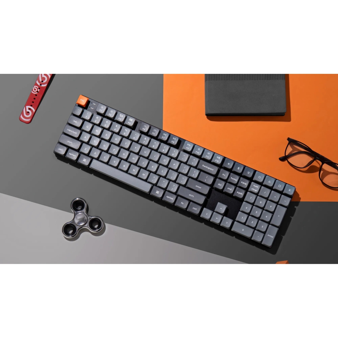 Купить Клавиатура Keychron K5 Max 108 Key RGB Gateron MX 2.0 Brown (K5M-B3-UA) Black - фото 5