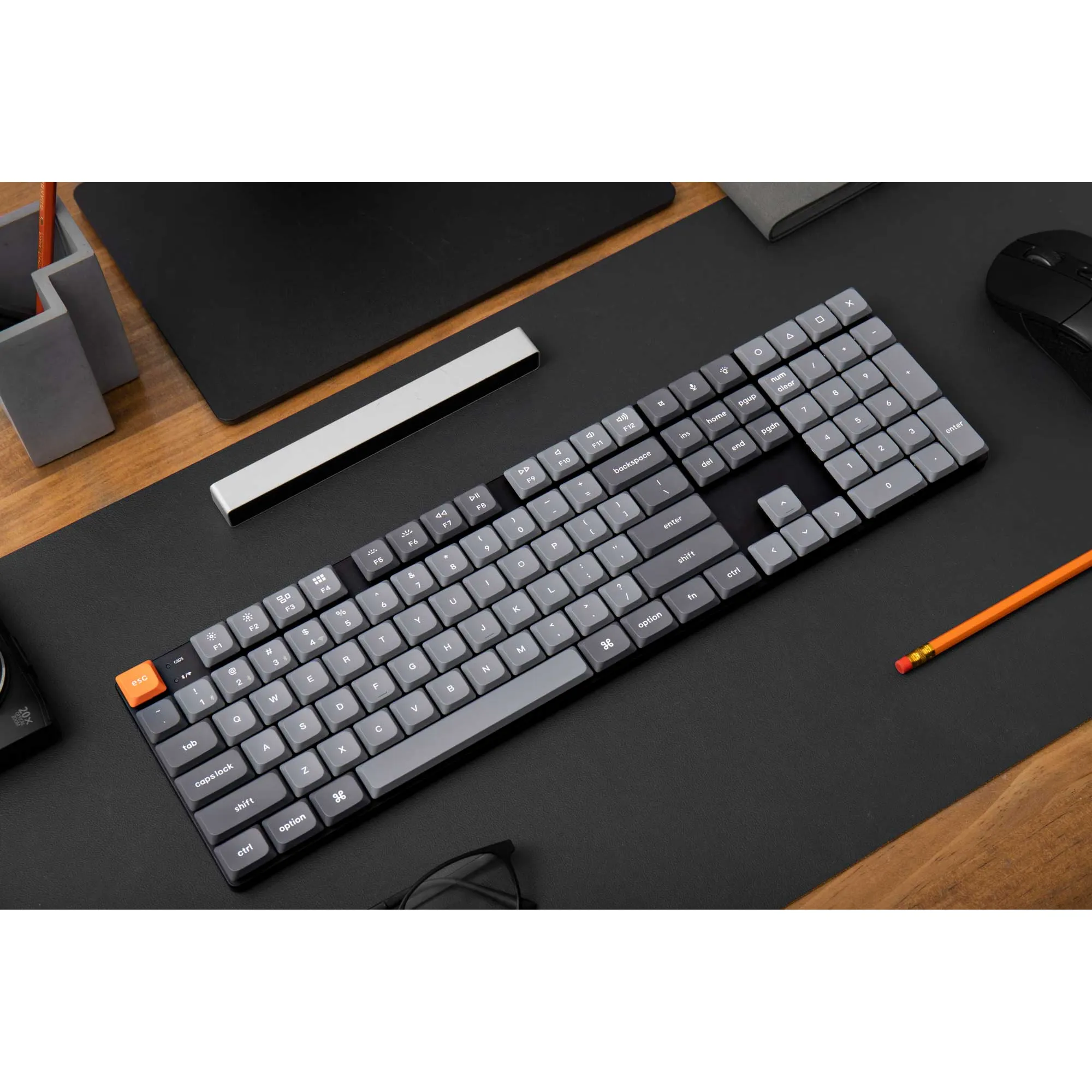 Купить Клавиатура Keychron K5 Max 108 Key White Led Gateron MX 2.0 Red (K5M-A1-UA) Black - фото 5
