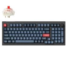 Купить Клавиатура Keychron V5 Max 100 Key RGB Hot-Swap Gateron Jupiter Red (V5M-D1-UA) Black - фото 2