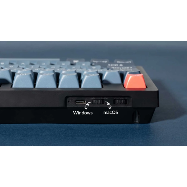 Купить Клавиатура Keychron V5 Max 100 Key RGB Hot-Swap Gateron Jupiter Red (V5M-D1-UA) Black - фото 8