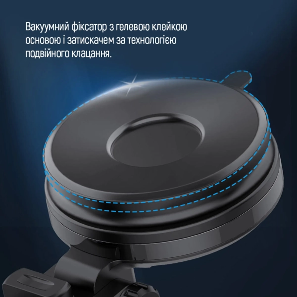 Купить Автомобильное зарядное устройство ColorWay Dashboard Car Wireless Charger 15W Black (CW-CHAW037Q-BK) - фото 5