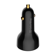 Купить Автомобильное зарядное устройство ColorWay USB-C+USB 100W Black (CW-CHA044PD-BK) - фото 4