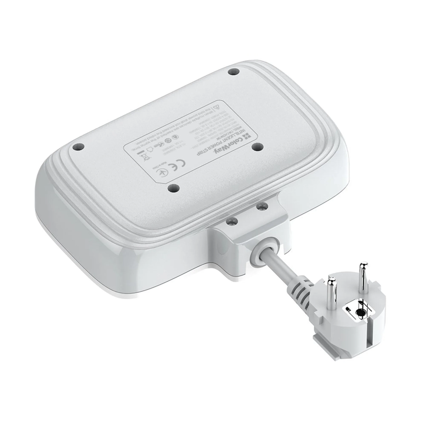 Купити Мережевий фільтр ColorWay 2 розетки + 4 USB (3 USB + USB-C/20W) 2.5см White (CW-CHE24PDW) - фото 7