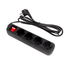 Купити Мережевий фільтр ColorWay 4 розетки 2м Black (CW-PSEA42BK) - фото 2