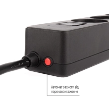 Купити Мережевий фільтр ColorWay 4 розетки + 3 USB (2 USB + USB-C/24W) 2м Black (CW-CHE432PDB) - фото 8