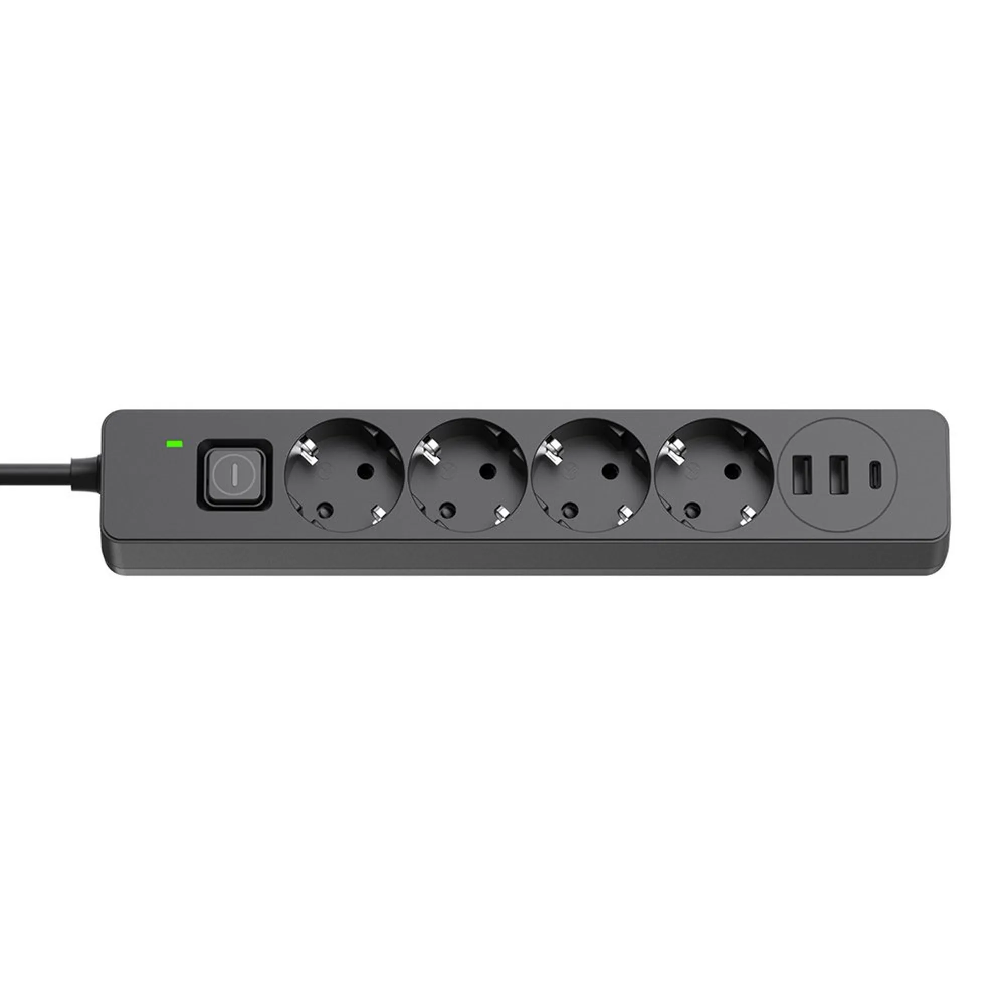 Купити Мережевий фільтр ColorWay 4 розетки + 3 USB (2 USB + USB-C/24W) 5м Black (CW-CHE435PDB) - фото 3