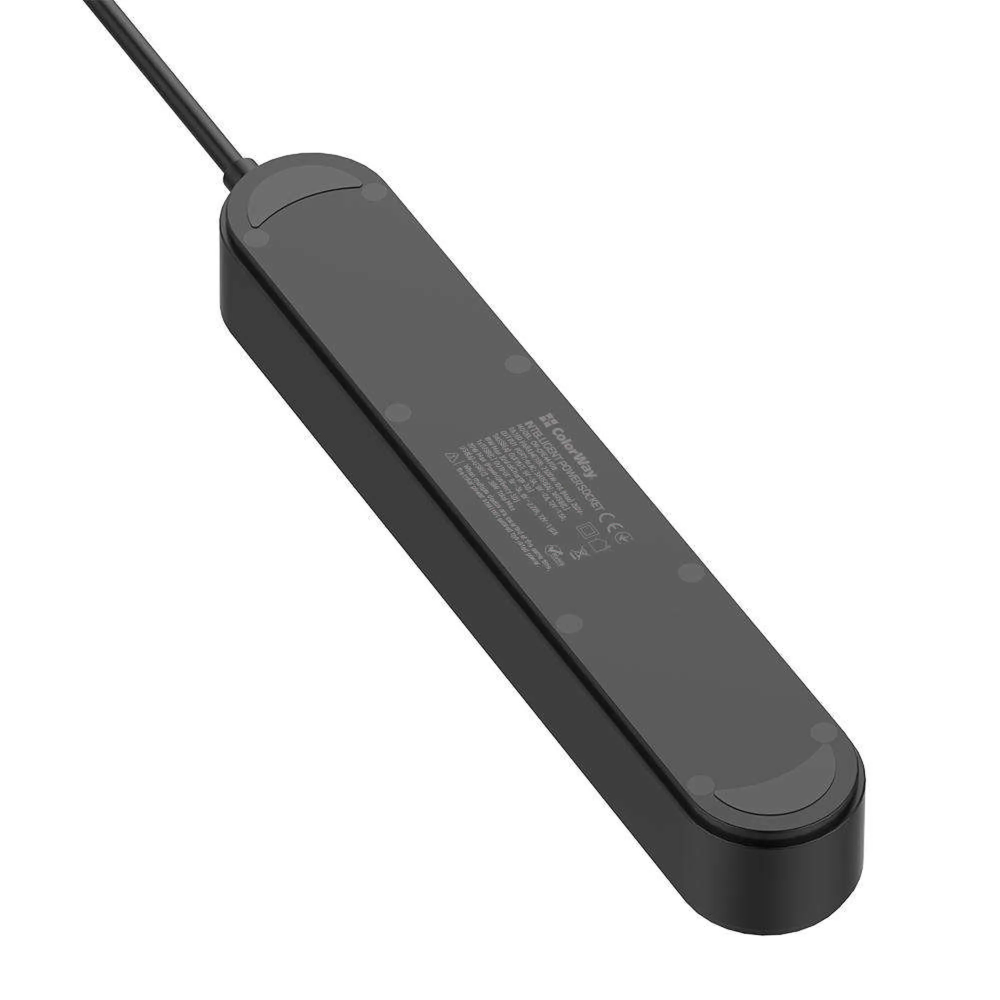 Купить Сетевой фильтр ColorWay 4 розетки + 4 USB ( USB-C + 3 USB/45W) 2м Black (CW-CHE44PDB) - фото 4