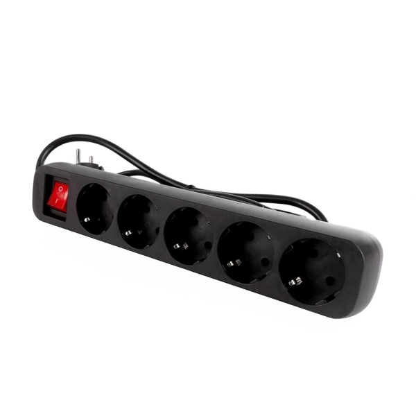 Купить Сетевой фильтр ColorWay 5 розеток 2м Black (CW-PSEA52BK) - фото 4
