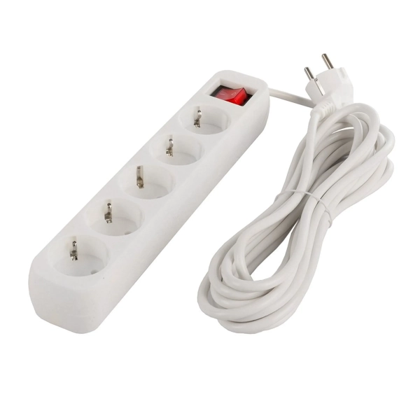 Купить Сетевой фильтр ColorWay 5 розеток 2м White (CW-PSEA52W) - фото 4