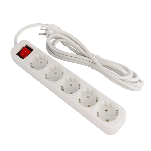 Купить Сетевой фильтр ColorWay 5 розеток 3м White (CW-PSEA53W) - фото 2